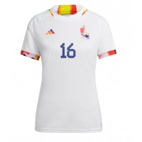 Belgia Thorgan Hazard #16 Vieraspaita Naiset MM-kisat 2022 Lyhythihainen